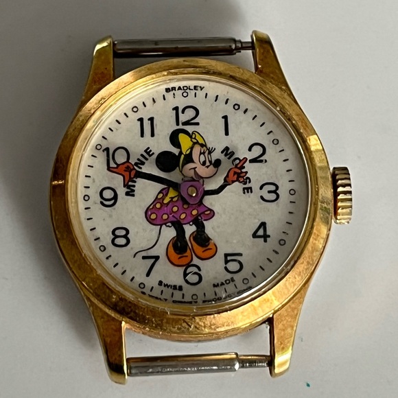 Two vintage adorable Minnie Mouse watches.  They are not in working order. - Picture 2 of 5